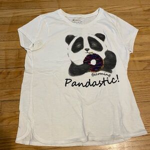 Girl’s Becoming Pandastic Panda Bear T-shirt My Favorite Tee
